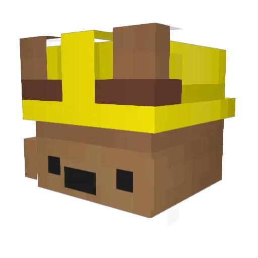 BlackLights88 Minecraft avatar head, 3D render