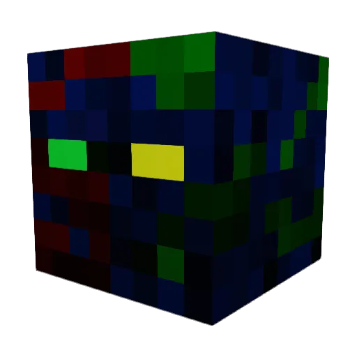 BlackLion1 Minecraft avatar head, 3D render