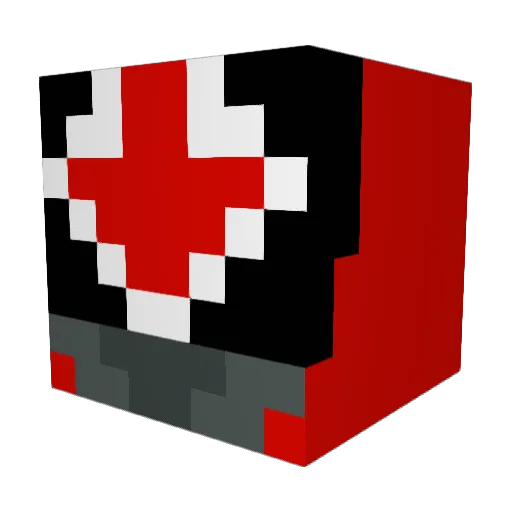 BlackMagic94 Minecraft avatar head, 3D render