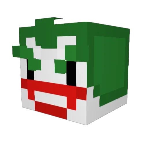 BlackMazko Minecraft avatar head, 3D render