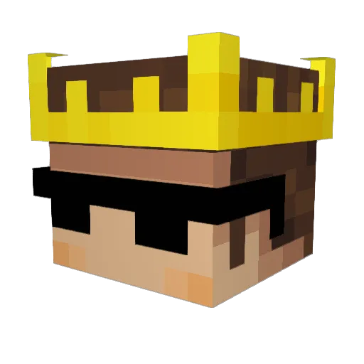 BlackOPS__ Minecraft avatar head, 3D render