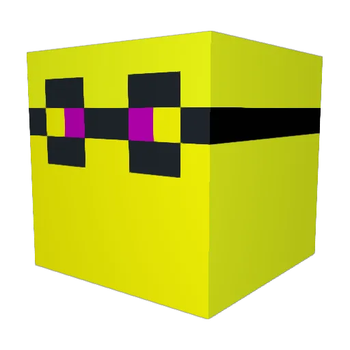BlackOut2123 Minecraft avatar head, 3D render