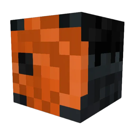 BlackPanda784 Minecraft avatar head, 3D render