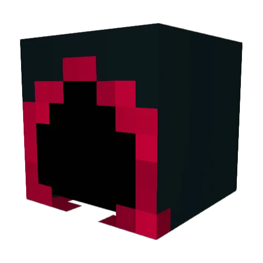 BlackPhantomSky Minecraft avatar head, 3D render