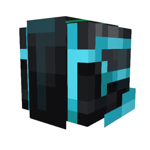 BlackPhoenix679 Minecraft avatar head, 3D render
