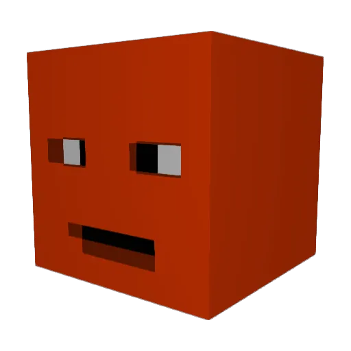 BlackPlays_mc Minecraft avatar head, 3D render