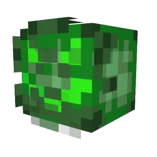 BlackRider18 Minecraft avatar head, 3D render