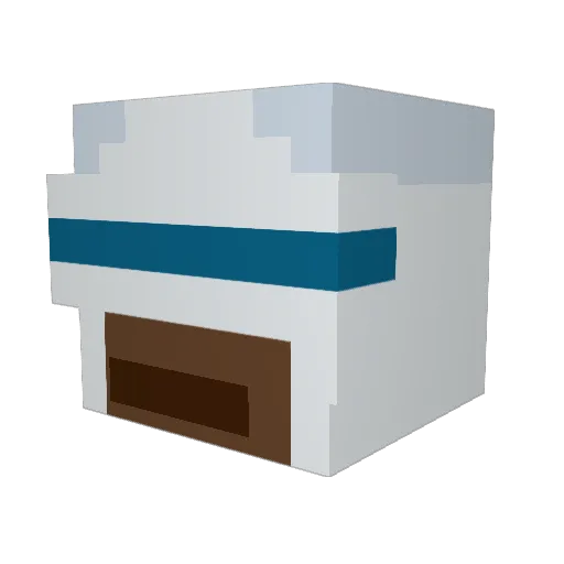 BlackSage00 Minecraft avatar head, 3D render