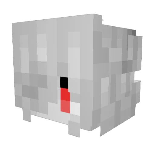 BlackSakura25 Minecraft avatar head, 3D render