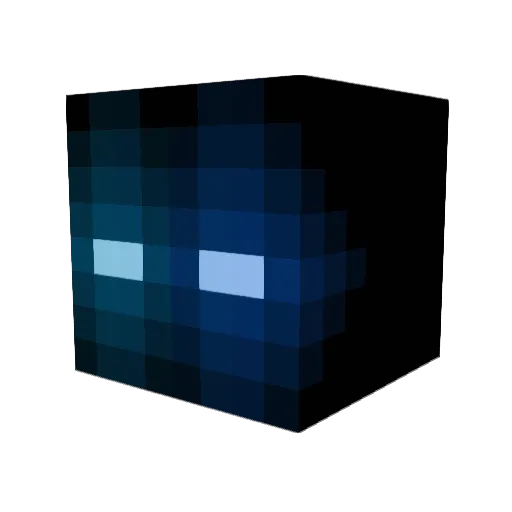 BlackScorpionXD Minecraft avatar head, 3D render