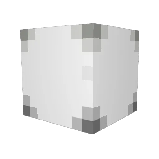 BlackSheep77 Minecraft avatar head, 3D render