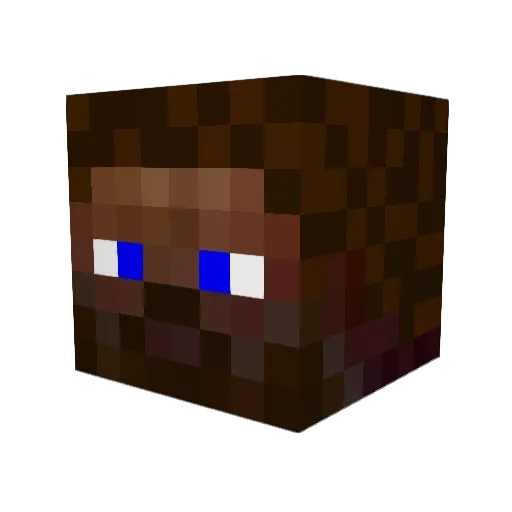 BlackSiteZ Minecraft avatar head, 3D render