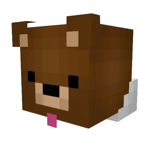 BlackSky2020 Minecraft avatar head, 3D render