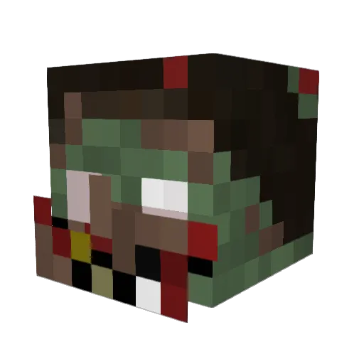 BlackSmoke15 Minecraft avatar head, 3D render