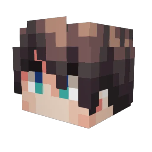 BlackStar_oli Minecraft avatar head, 3D render