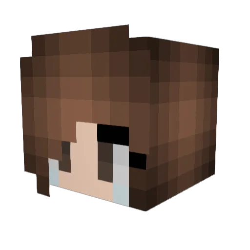 BlackWidow_1998 Minecraft avatar head, 3D render