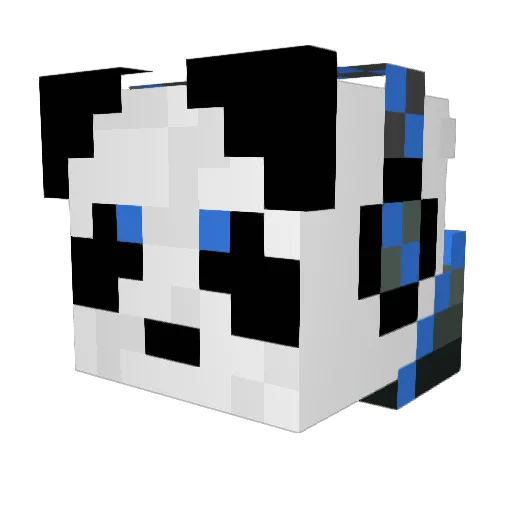 Black_Abyss_145 Minecraft avatar head, 3D render