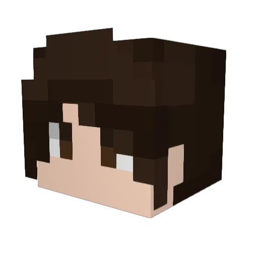 Black_Aengus Minecraft avatar head, 3D render