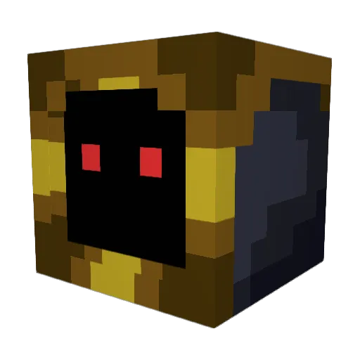 Black_Alien Minecraft avatar head, 3D render