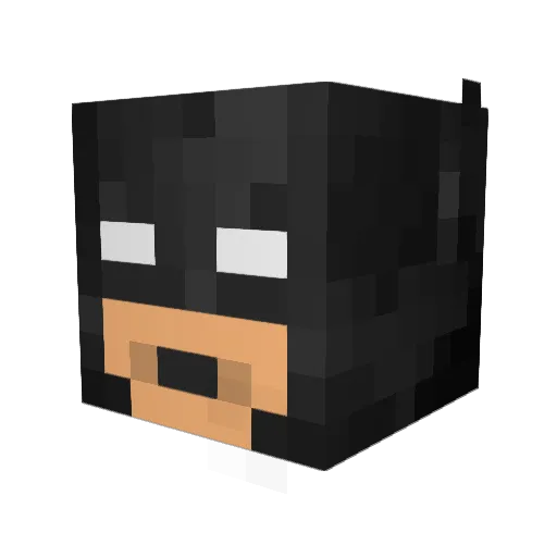 Black_Diablos Minecraft avatar head, 3D render