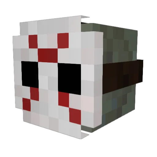 Black_Elefant Minecraft avatar head, 3D render