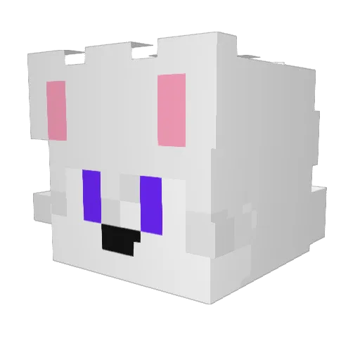 Black_Fox__ Minecraft avatar head, 3D render