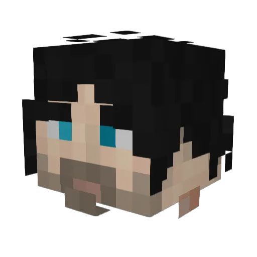 Black_Jack405 Minecraft avatar head, 3D render