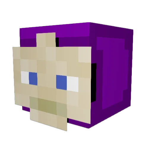 Black_Knight_OG Minecraft avatar head, 3D render