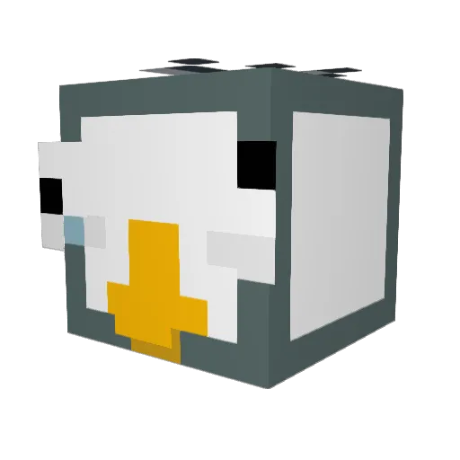 Black_M0nkey Minecraft avatar head, 3D render