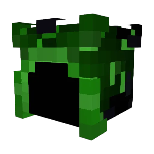 Black_Mk Minecraft avatar head, 3D render