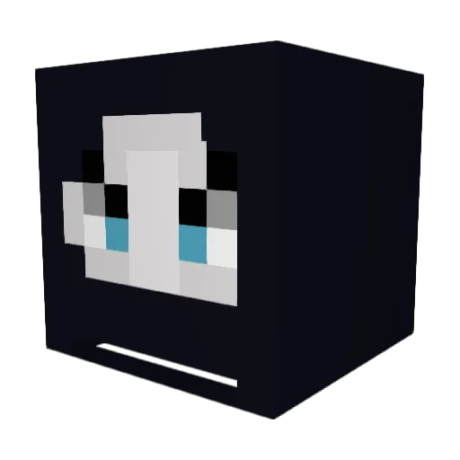 Black_Moon97 Minecraft avatar head, 3D render