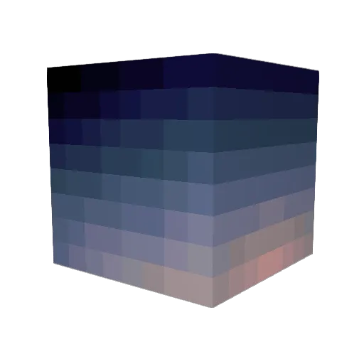 Black_Motee Minecraft avatar head, 3D render