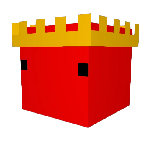 Black_PLY Minecraft avatar head, 3D render