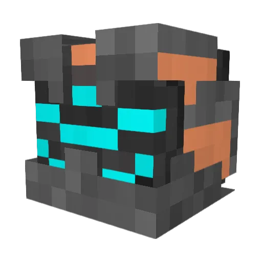 Black_Roach Minecraft avatar head, 3D render