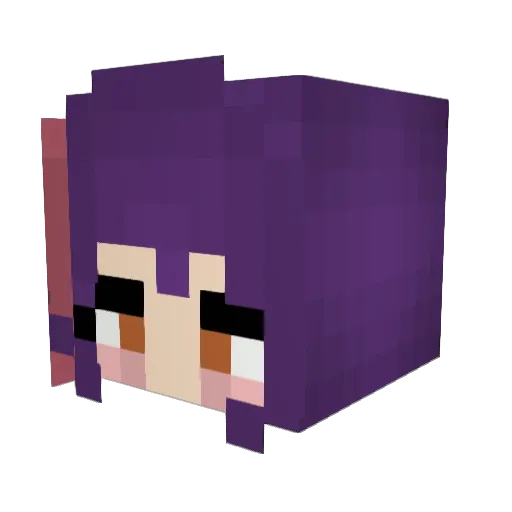 Black_Wing25 Minecraft avatar head, 3D render