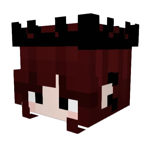 Black_Wing_DK36 Minecraft avatar head, 3D render