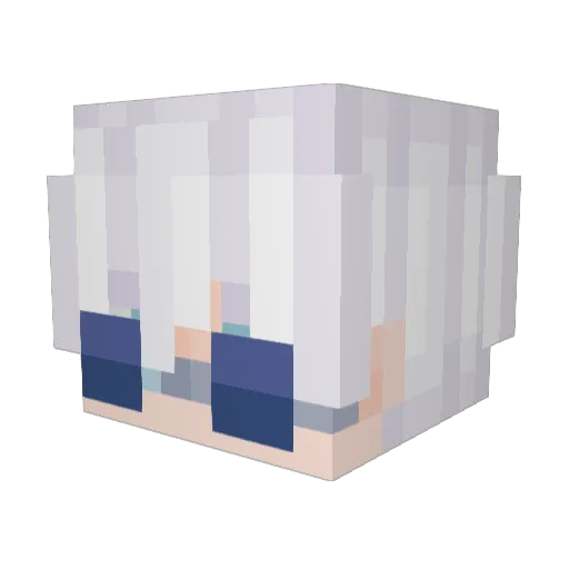 Black_YEE Minecraft avatar head, 3D render
