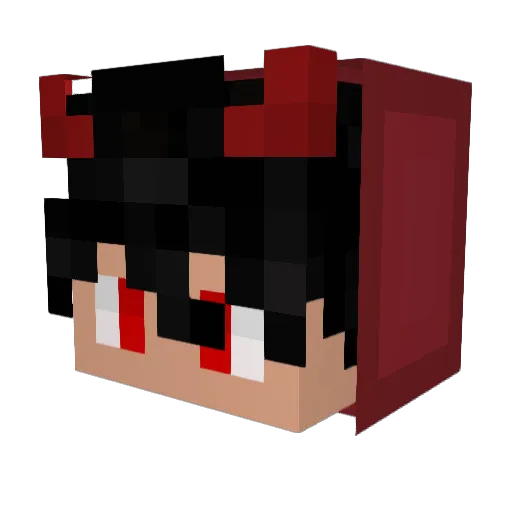 Black__Smit Minecraft avatar head, 3D render