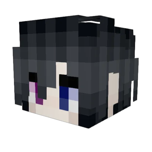 Black_deacon Minecraft avatar head, 3D render
