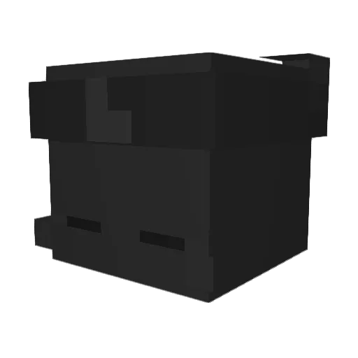 Black_ts Minecraft avatar head, 3D render
