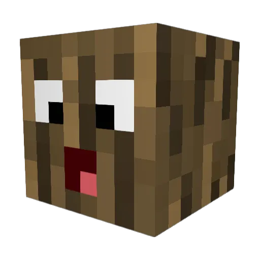 Blackalnils Minecraft avatar head, 3D render