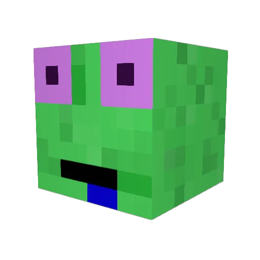Blackarrow96 Minecraft avatar head, 3D render
