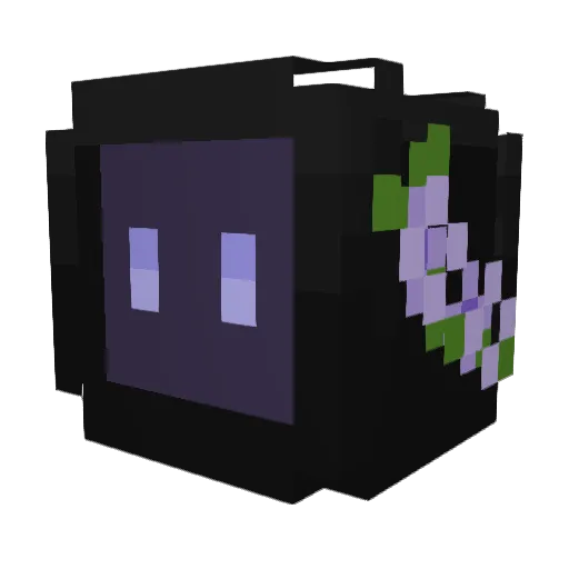 BlackberryBriars Minecraft avatar head, 3D render