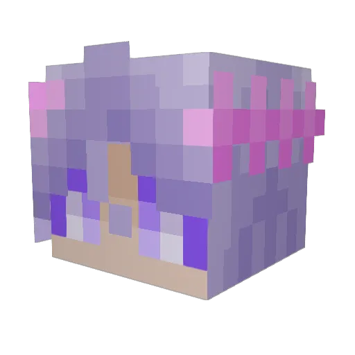 Minecraft-Avatar von BlackestCat01: Kopf als 3D-Render