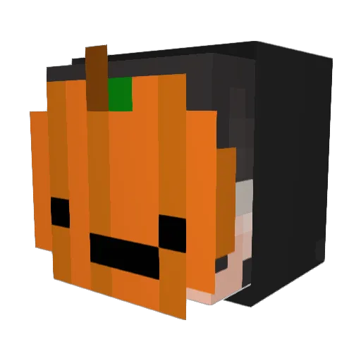 BlackeyChan313 Minecraft avatar head, 3D render