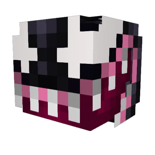 Blackfighter1412 Minecraft avatar head, 3D render