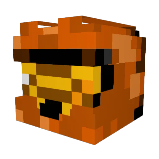 Blackfire2k5 Minecraft avatar head, 3D render