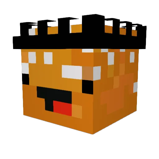 Blackfire3692 Minecraft avatar head, 3D render