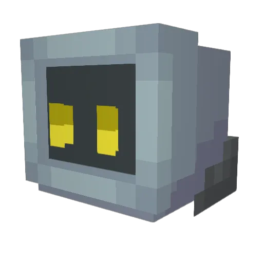 Blackfish420 Minecraft avatar head, 3D render