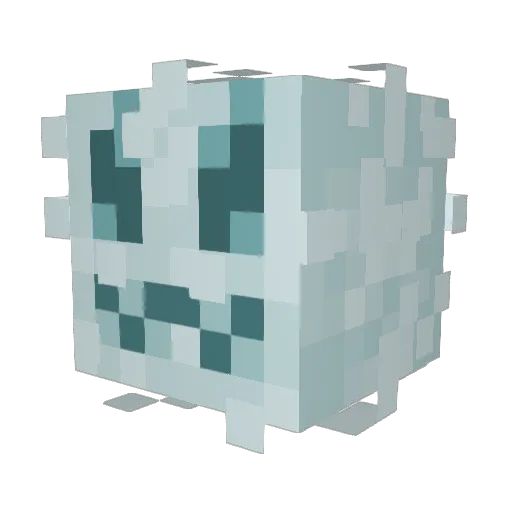 Blackflips Minecraft avatar head, 3D render